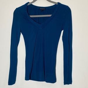 Blue V Neck shirt